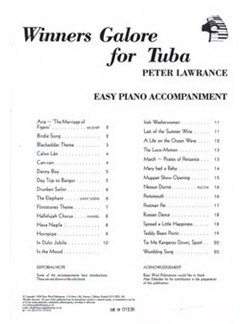 Winners Galore fuer Eb Bass-Tuba Pa