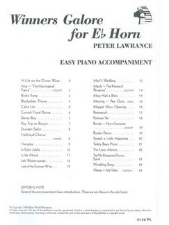 Winners Galore Eb Horn Pa