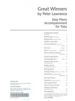 Great Winners for Tuba-Eb Bass Pa