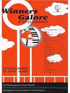 Peter Lawrance: Winners Galore - Descant Recorder (Piano Accompaniments)