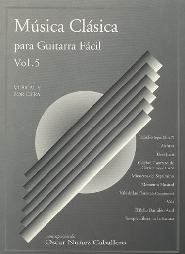 Música Clásica para Guitarra Fácil, Volumen 5