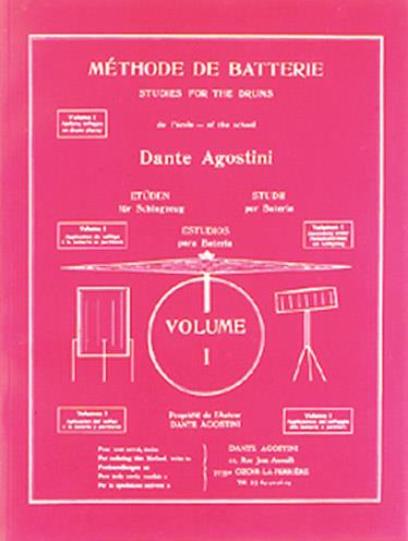 Dante Agostini: Methode De Batterie Technique Fondamentale Vol.1