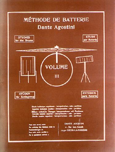 Dante Agostini: Methode De Batterie Technique Fondamentale Vol.3