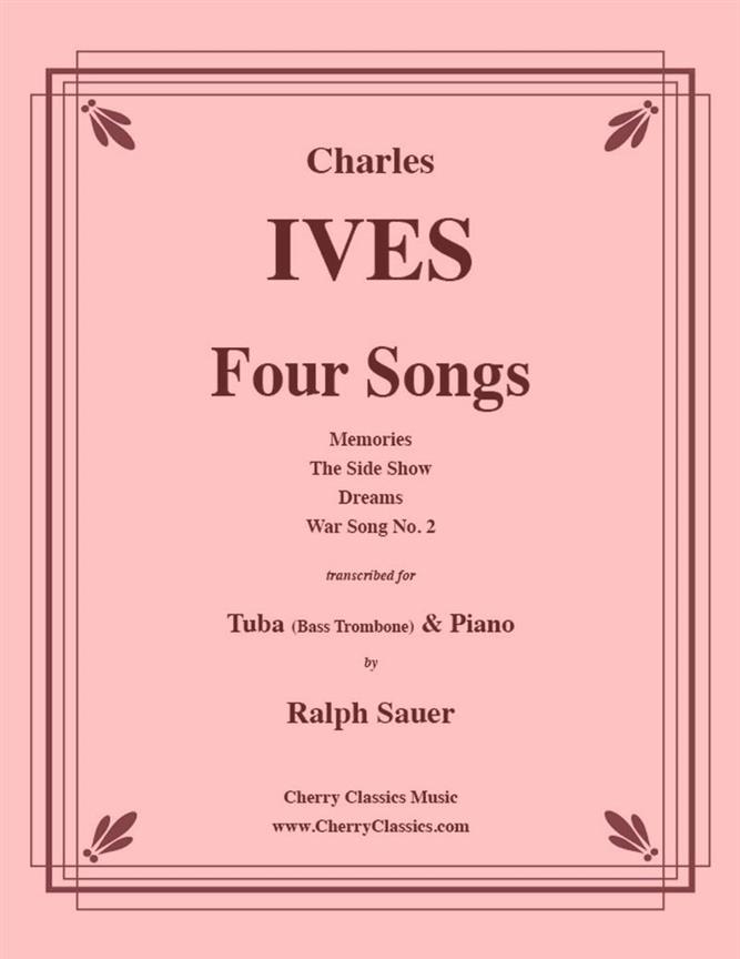 Four Songs For Tuba or Bass Trombone & Piano