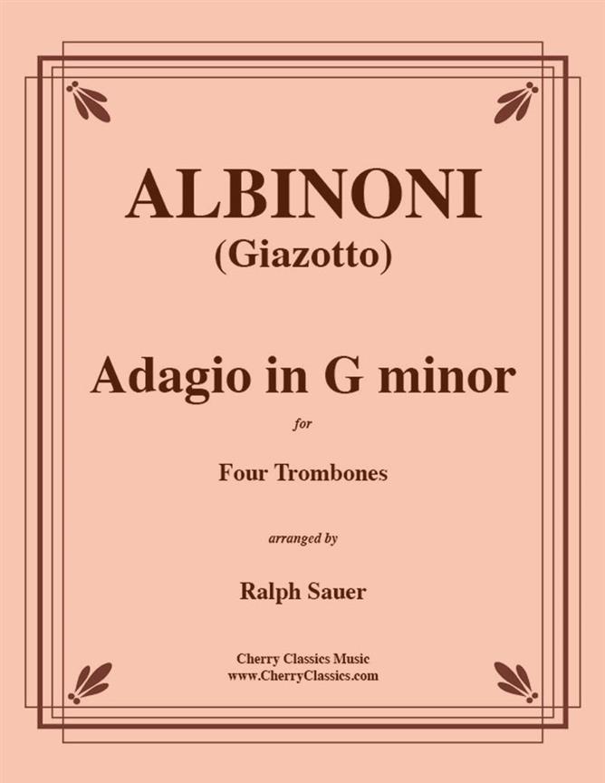 Adagio in G minor fuer Four Trombones