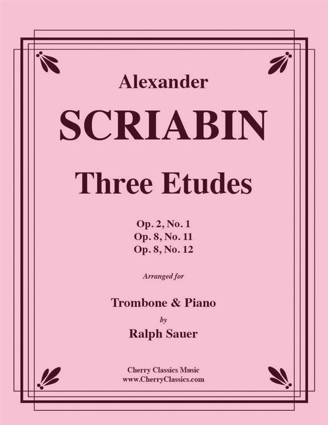 Three Etudes fuer Trombone and Piano