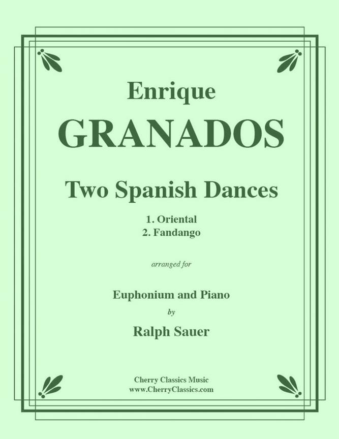 Two Spanish Dances For Euphonium & Piano