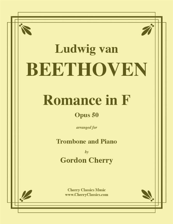 Romance No. 2 in F Opus 50 fuer Trombone & Piano