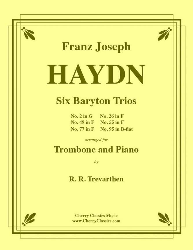 Six Baryton Trios fuer Trombone and Piano