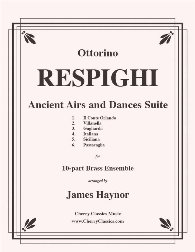 Ancient Airs and Dances Suite No. 1