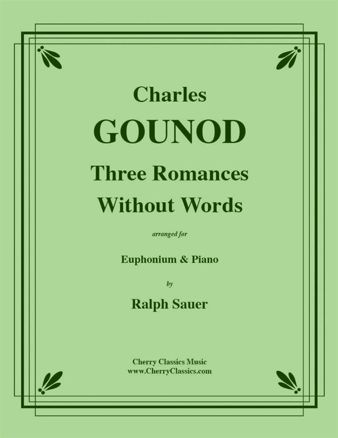 Three Romances Without Words For Euphonium & Piano