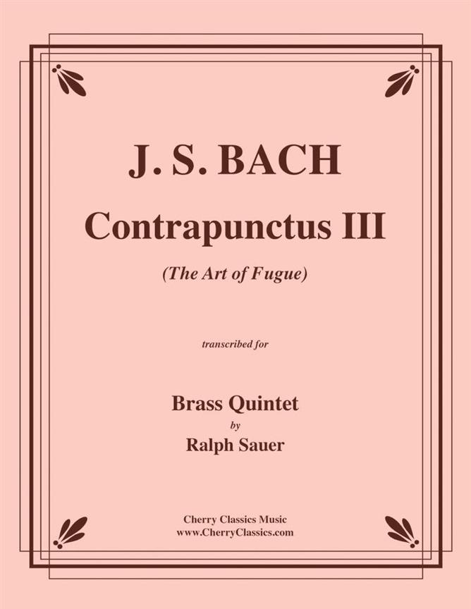 Contrapunctus III from The Art of Fugue?