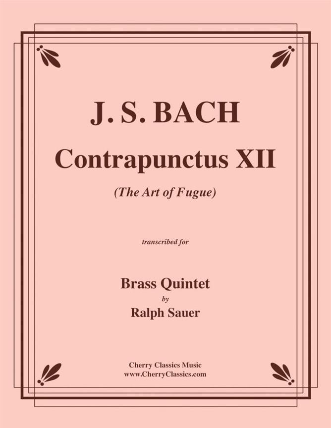 Contrapunctus XII from The Art of Fugue?