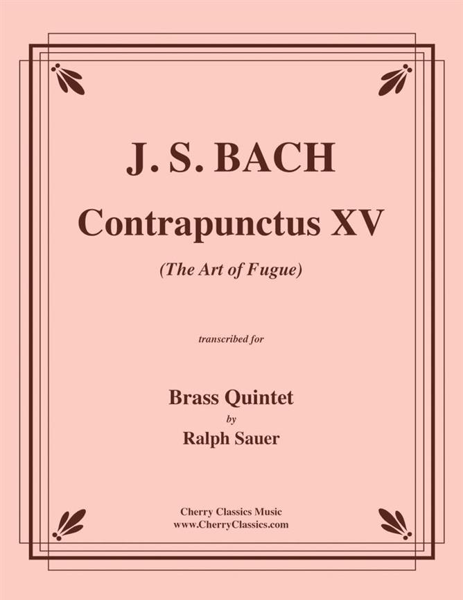 Contrapunctus XV from The Art of Fugue?
