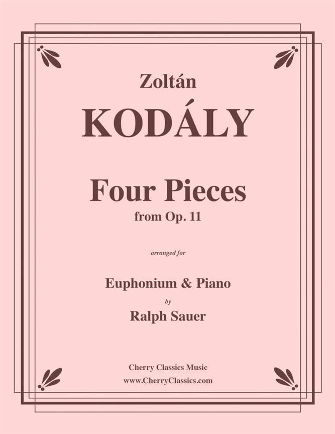 Four Pieces from Op. 11 For Euphonium and Piano