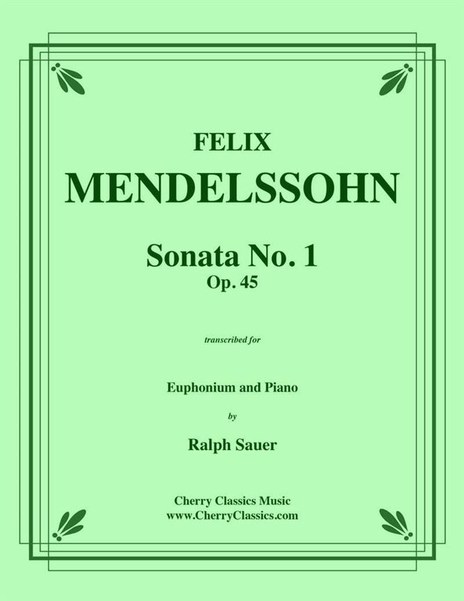 Sonata No. 1 Op. 45 For Euphonium & Piano