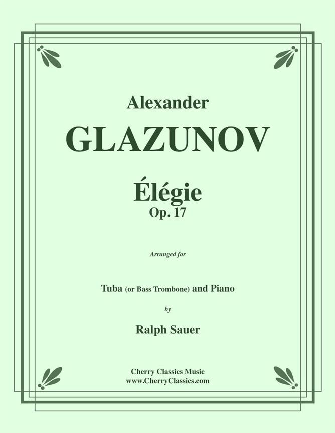 ?l?gie Opus 17 For Tuba or Bass Trombone & Piano