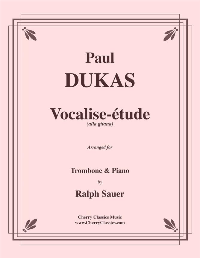 Vocalise-?tude fuer Trombone and Piano