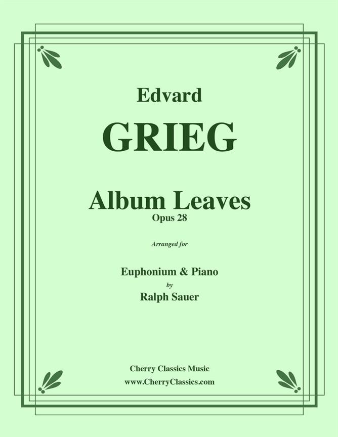 Album Leaves, Opus 28 For Euphonium and Piano