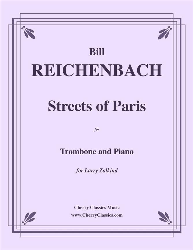 Recihenbach: Streets of Paris fuer Trombone & Piano