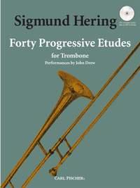 Sigmund Hering: 40 Progressive Etudes fuer Trombone