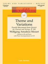 <b>Mozart</b>: Theme and Variations KV 581
