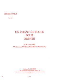 Un chant de flûte pour Orphée