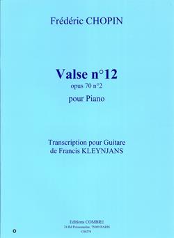Valse n°12 Op.70 n°2
