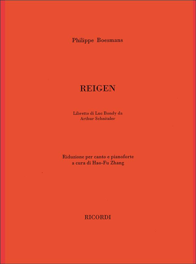 Philippe Boesmans: Philippe Boesmans: Reigen (Vocal Score)
