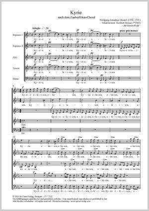 Mozart: Kyrie, Agnus Dei (Vokalversionen: Breuer)