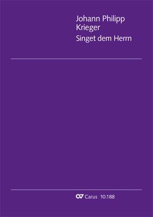 Johann Krieger: Singet den Herrn ein neues Lied