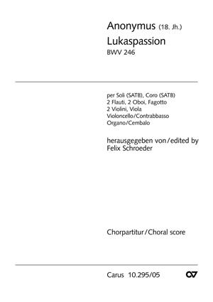 Anonymus: Lukaspassion (Koorpartituur)