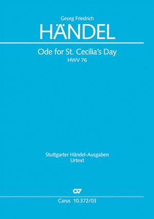 Händel: Ode For St. Cecilia's Day HWV 76  (Vocal Score)