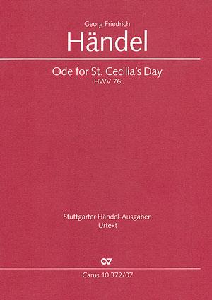 Händel: Ode For St.Cecilia's Day HWV 76  (Studiepartituur)