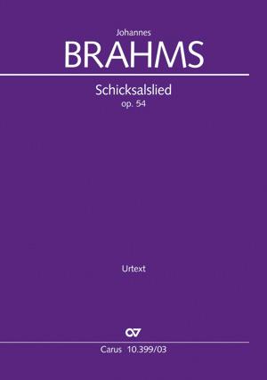 Brahms: Schicksalslied Op. 54 (Vocal Score)
