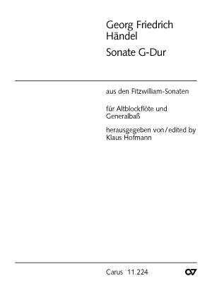 Georg Friedrich Händel: Sonate 3 G-Dur (Fitzwilliam)