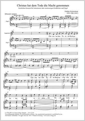 Christus hat dem Tode die Macht