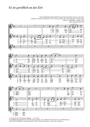 Es ist gewi?lich an der Zeit