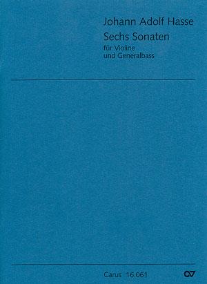 Sechs Sonate for Violine und Generalbass