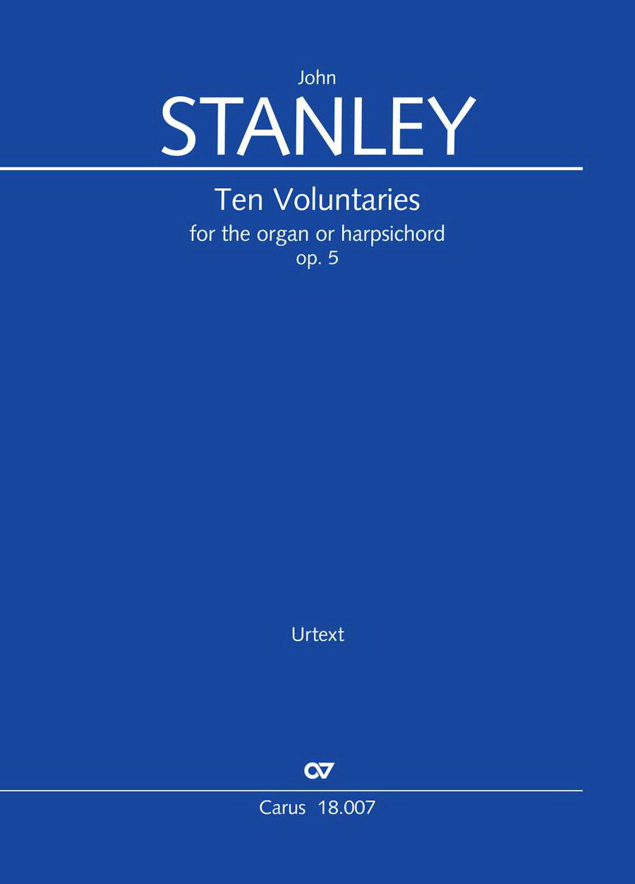Stanley: Ten Voluntaries for the Organ or Harpsichord