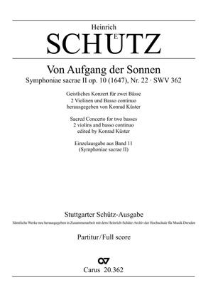 Von Aufgang der Sonnen