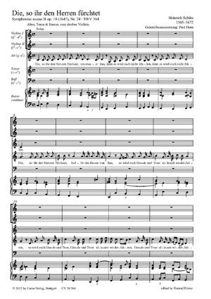 Die, so ihr den Herren fuerchtet