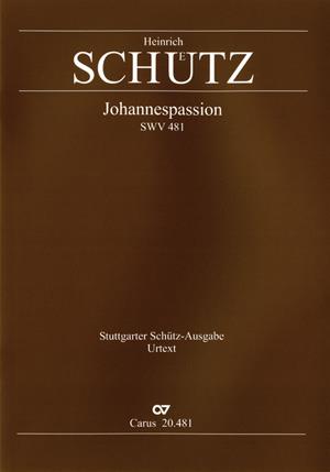 Schütz: Johannespassion (Partituur)