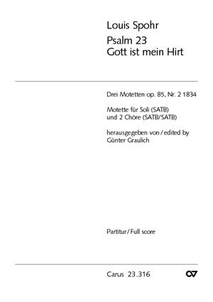 Louis Spohr: Psalm 23 op. 85,2 (Partituur)