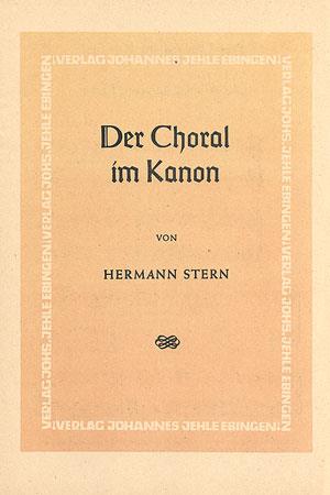 Stern: Der Choral im Kanon