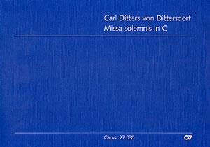 Carl Ditters von Dittersdorf: Missa solemnis in C (Partituur)