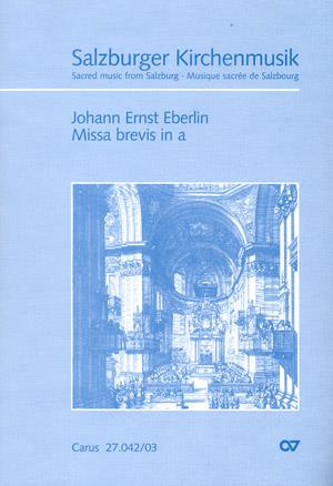 Eberlin: Missa brevis in a (Vocal Score)