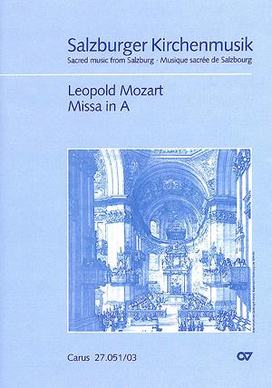 Leopold Mozart: Missa in A (Vocalscore)