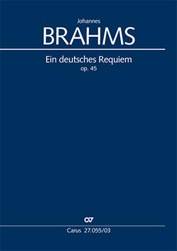 Brahms: Ein Deutsches Requiem Op. 45 (Vocal Score)