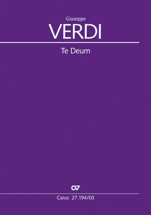 Verdi: Te Deum (Vocal Score)